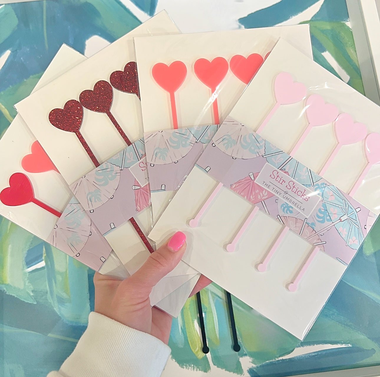 Heart Stir Stick Set of 4
