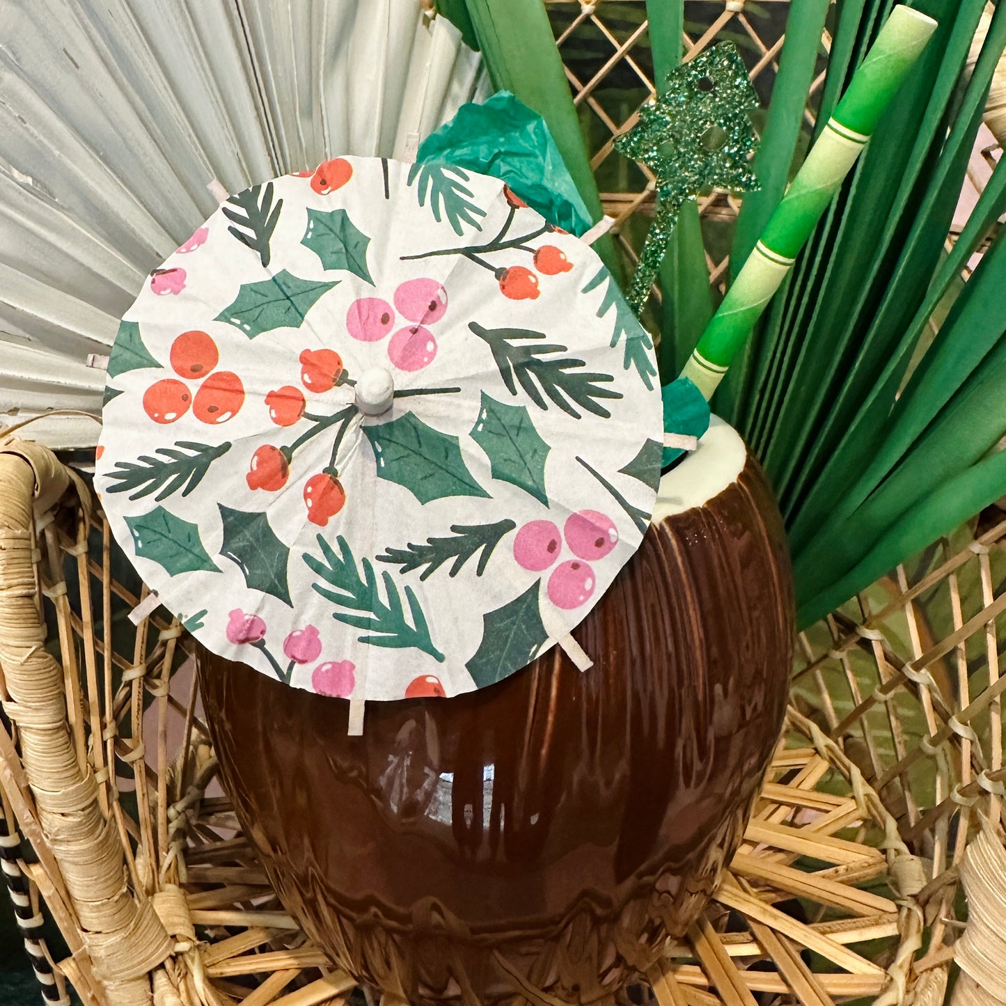 Holly Jolly Christmas Umbrella
