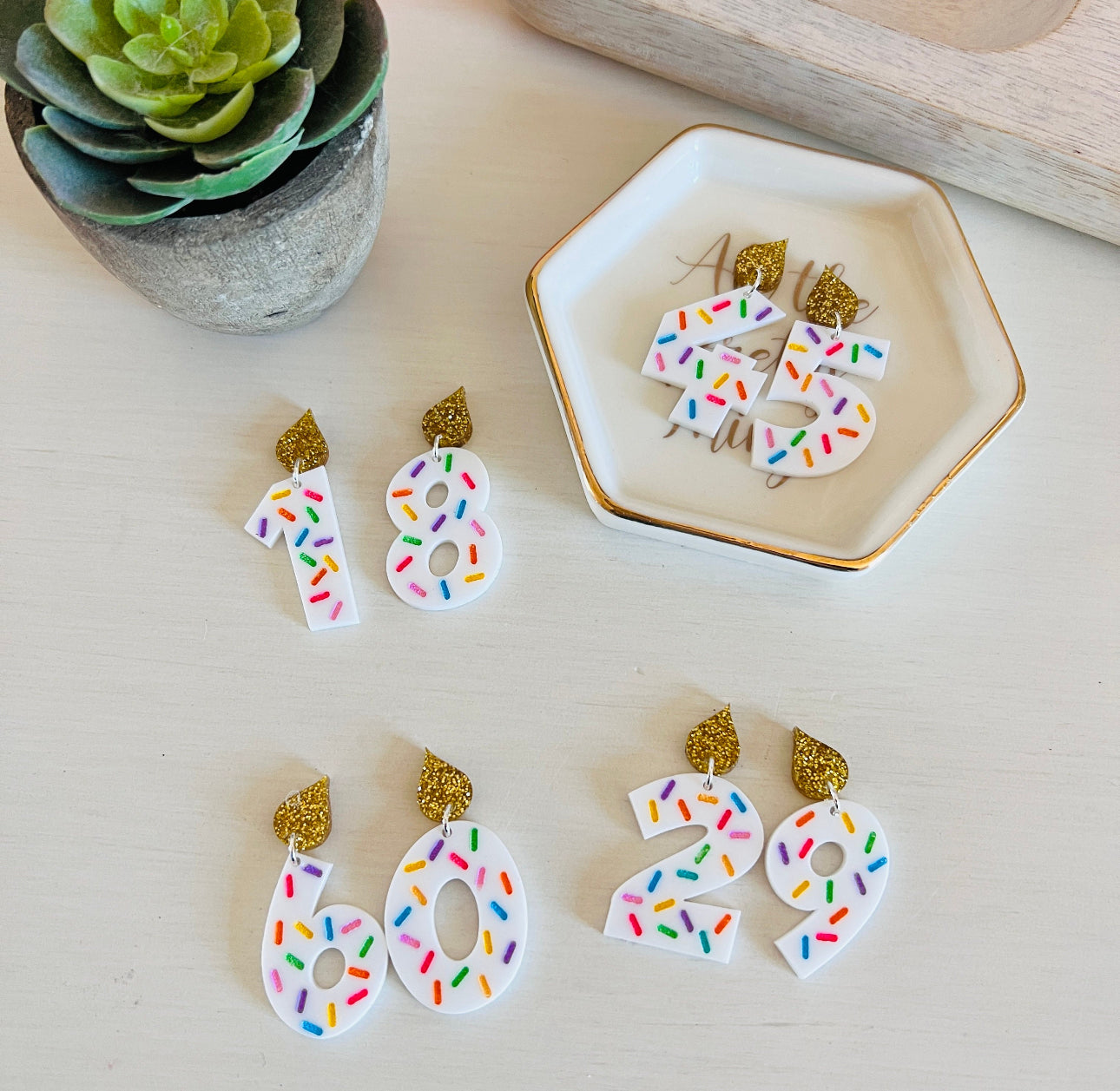 Birthday Candle Earring