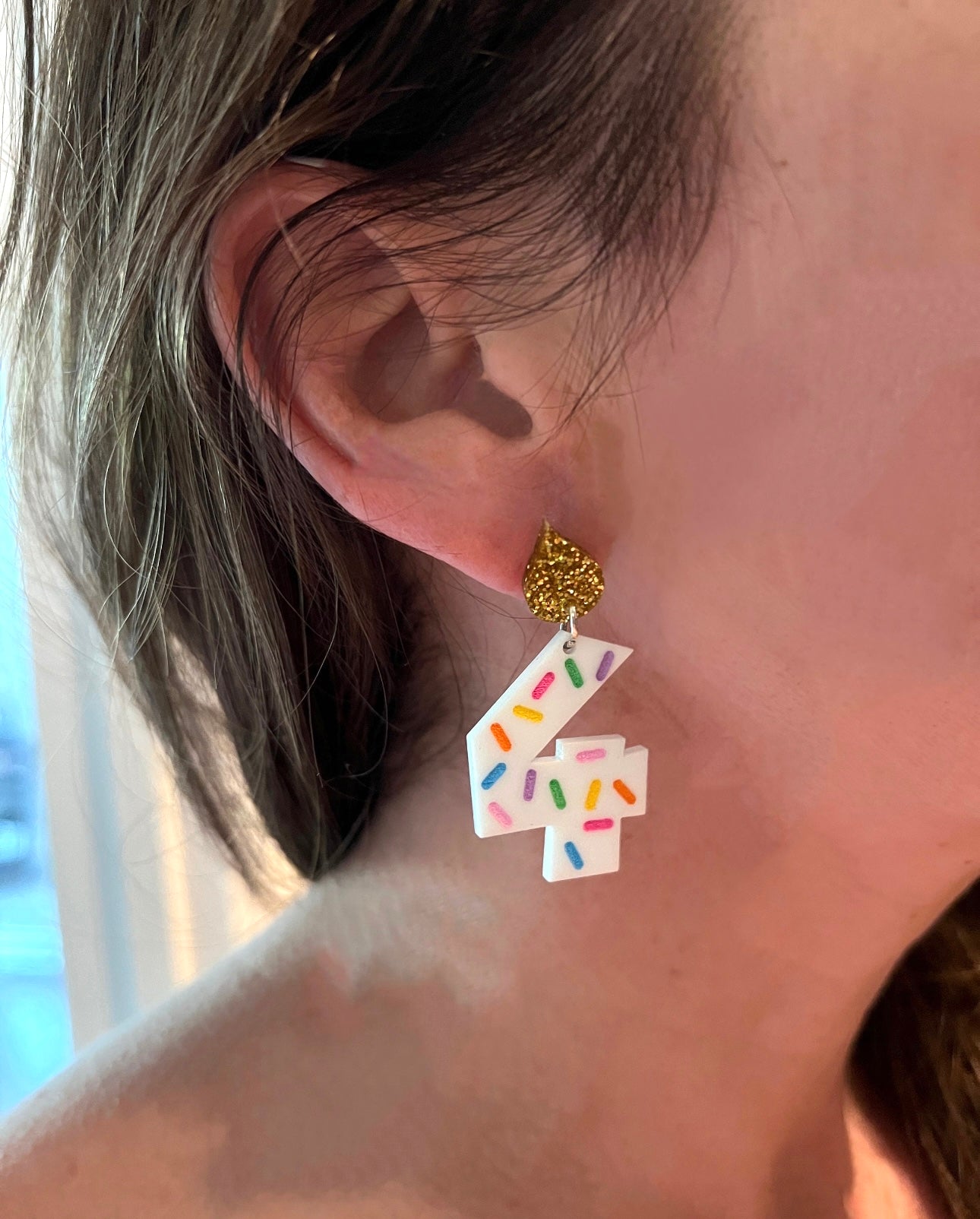 Birthday Candle Earring