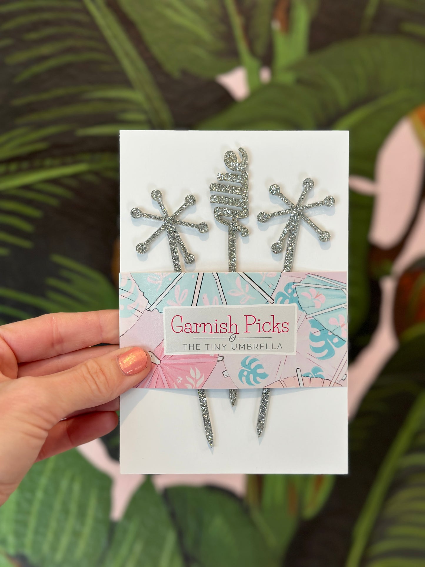 Custom Name Garnish Pick
