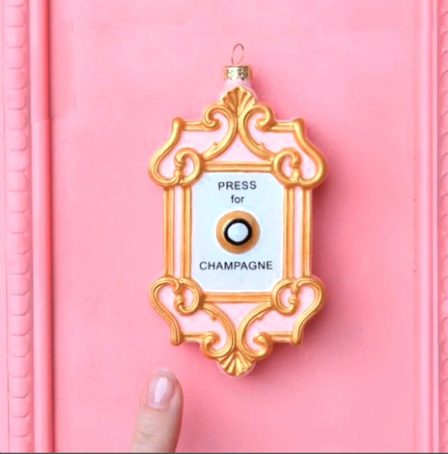 Press For Champagne Ornament