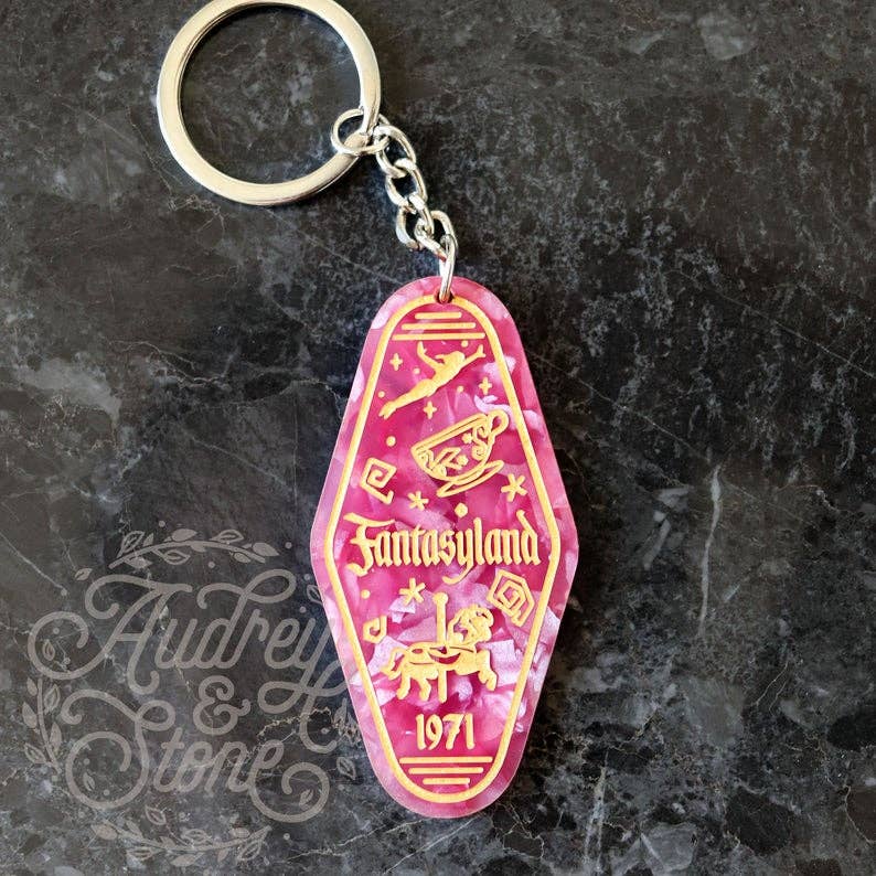 Fantasyland Acrylic Keychain