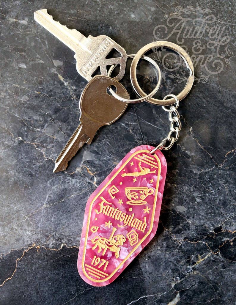 Fantasyland Acrylic Keychain