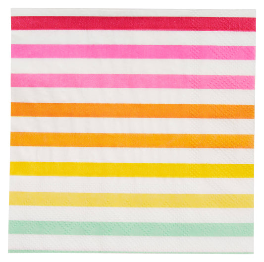 Cocktail Napkin Rainbow/16ct