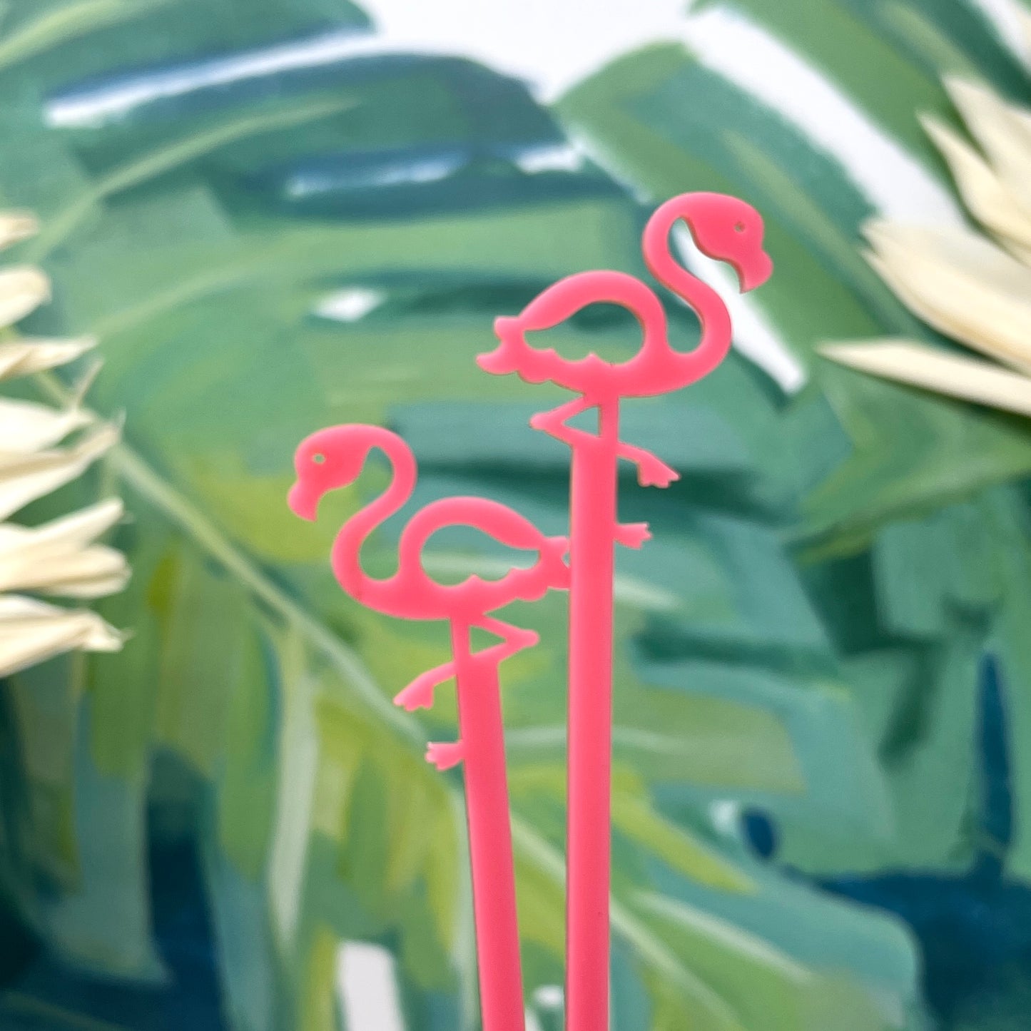 Flamingo Stir Stick Set of 4
