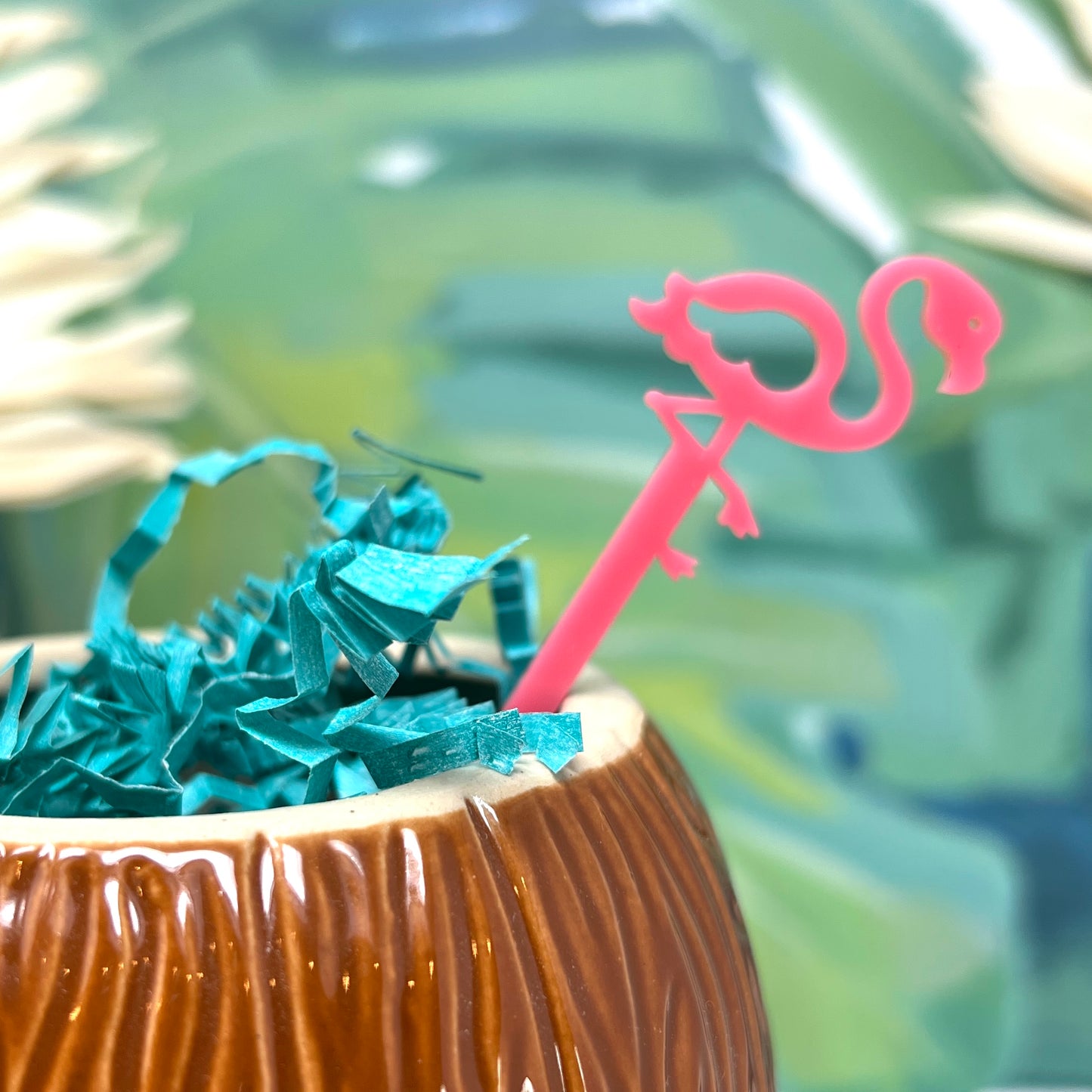 Flamingo Stir Stick Set of 4