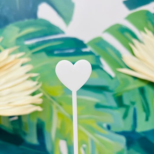 Heart Stir Stick Set of 4