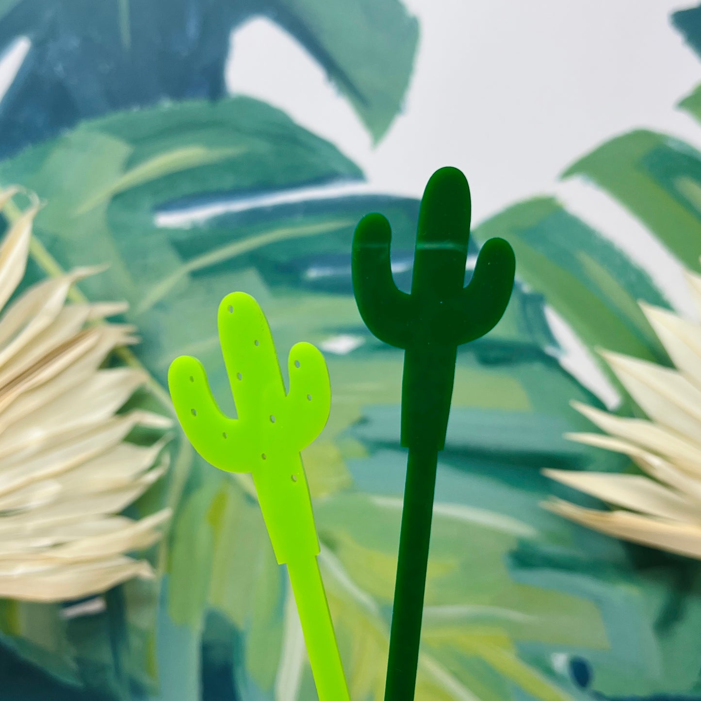 Cactus Stir Stick set of 4