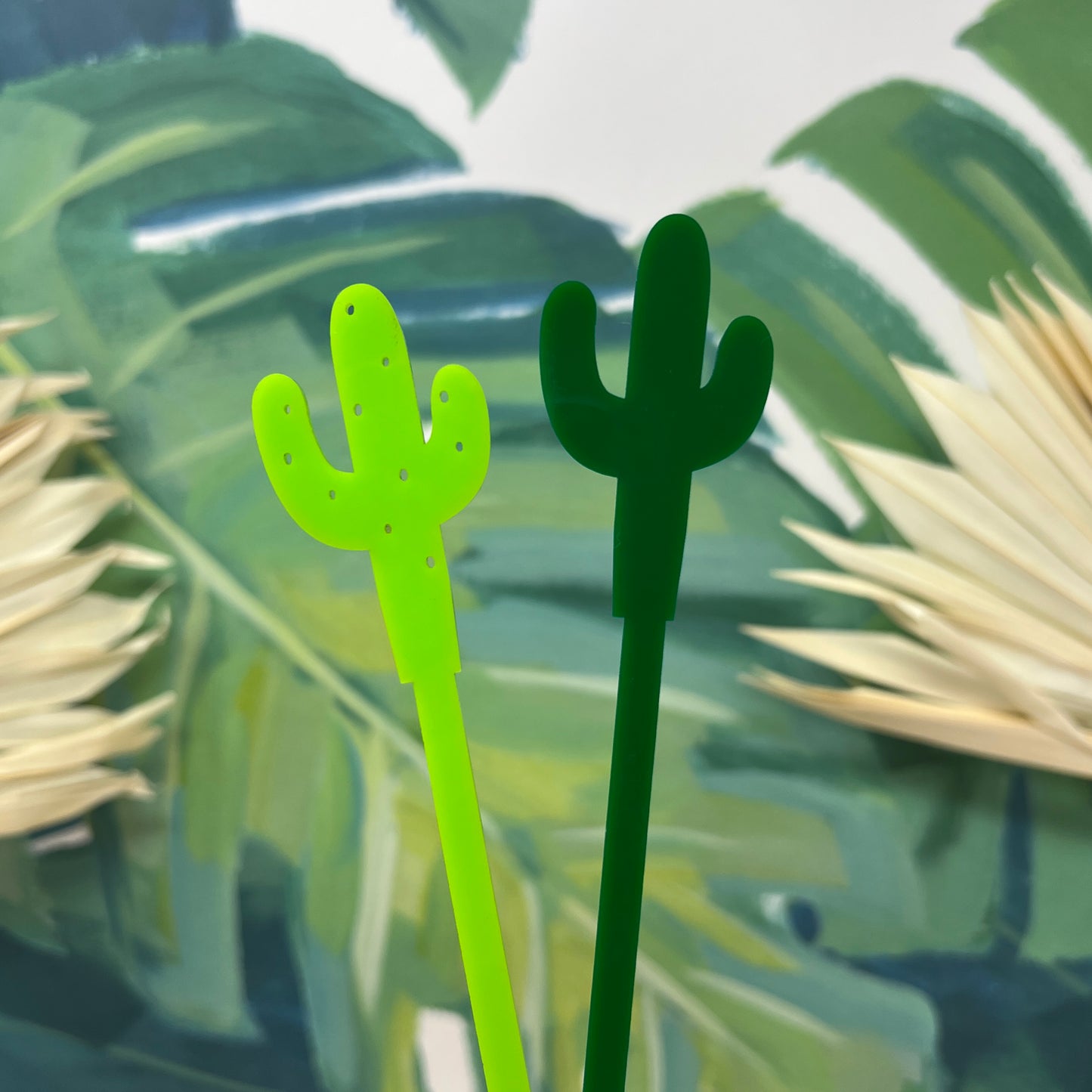 Cactus Stir Stick set of 4