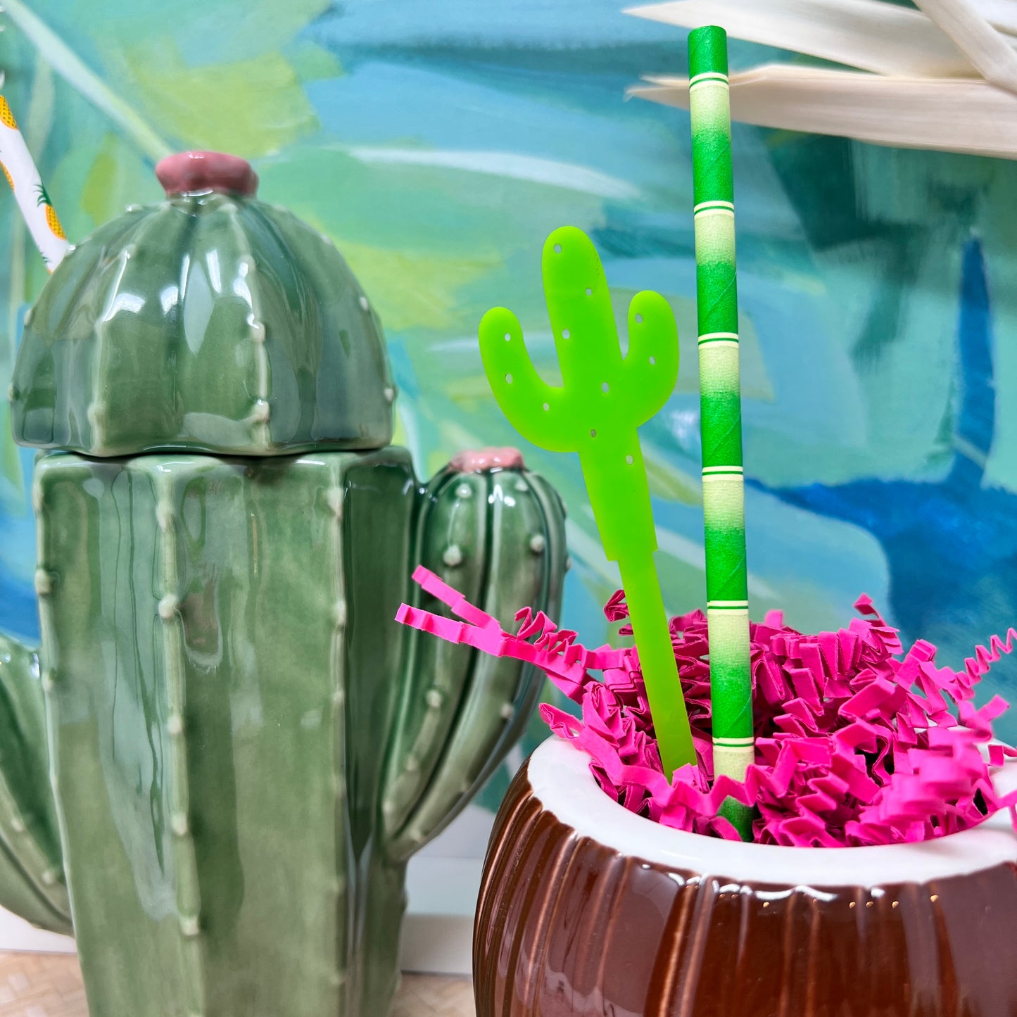Cactus Stir Stick set of 4