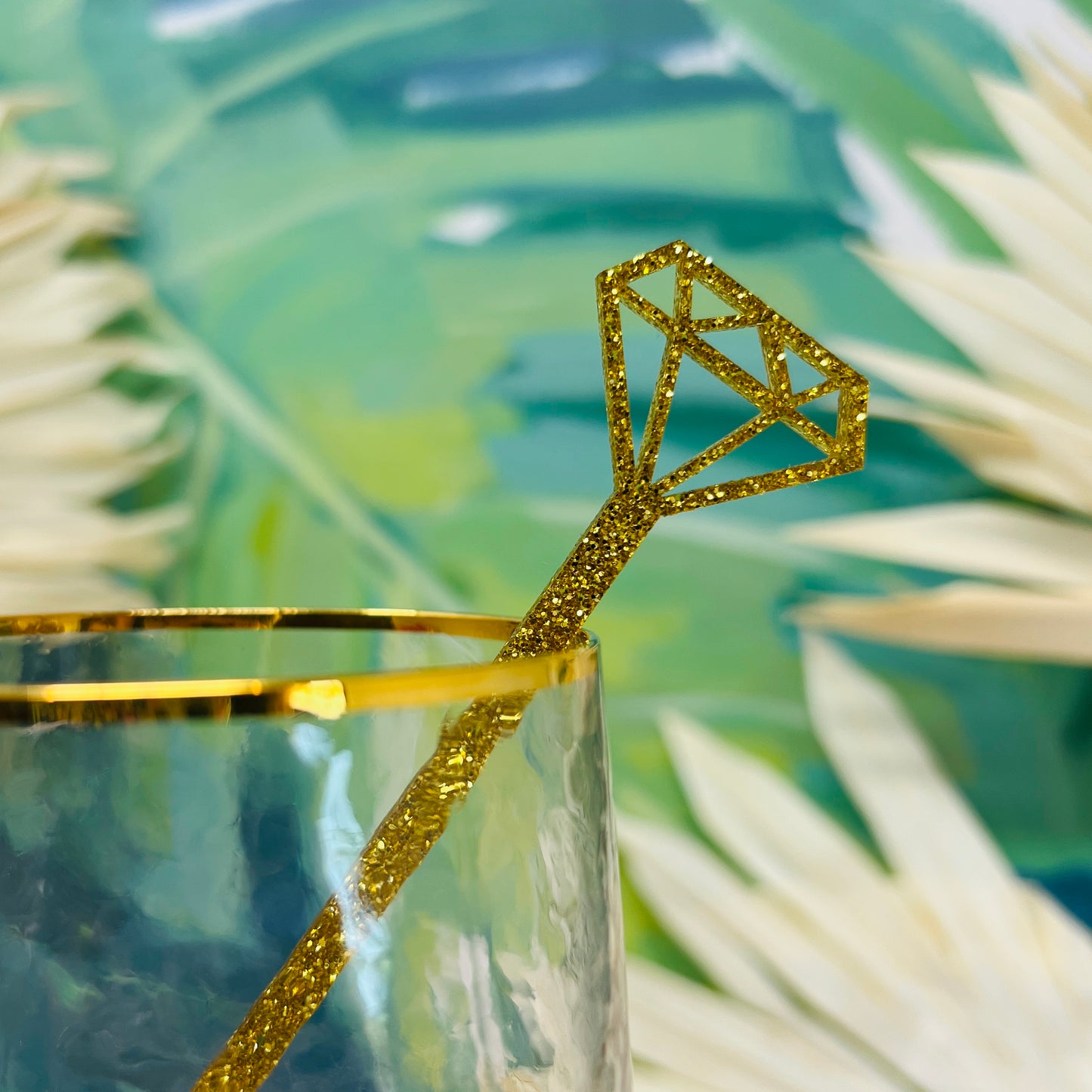 Diamond Stir Stick Set of 4