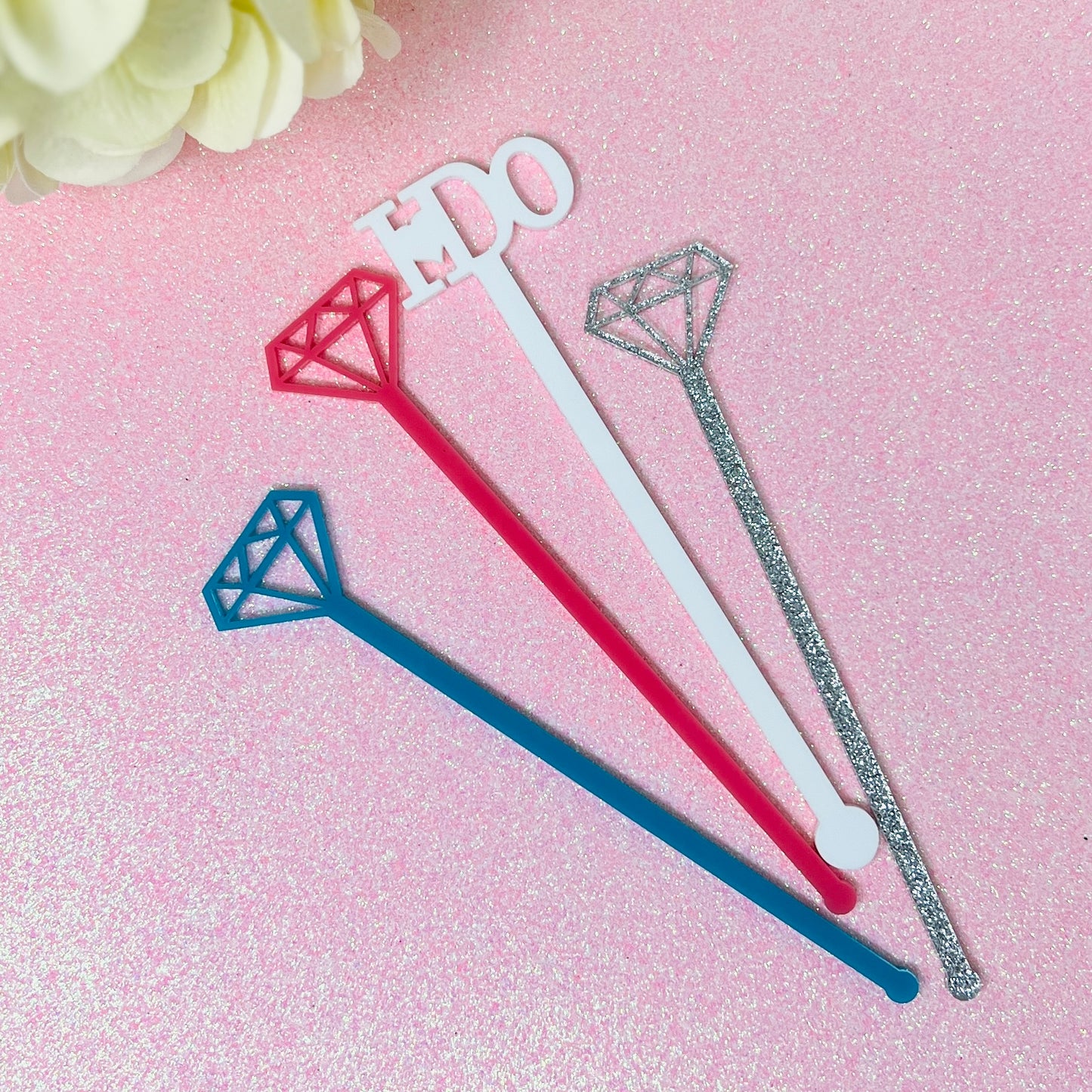 Diamond Stir Stick Set of 4