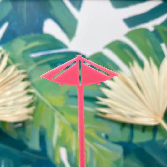 Umbrella Stir Stick Set of 4