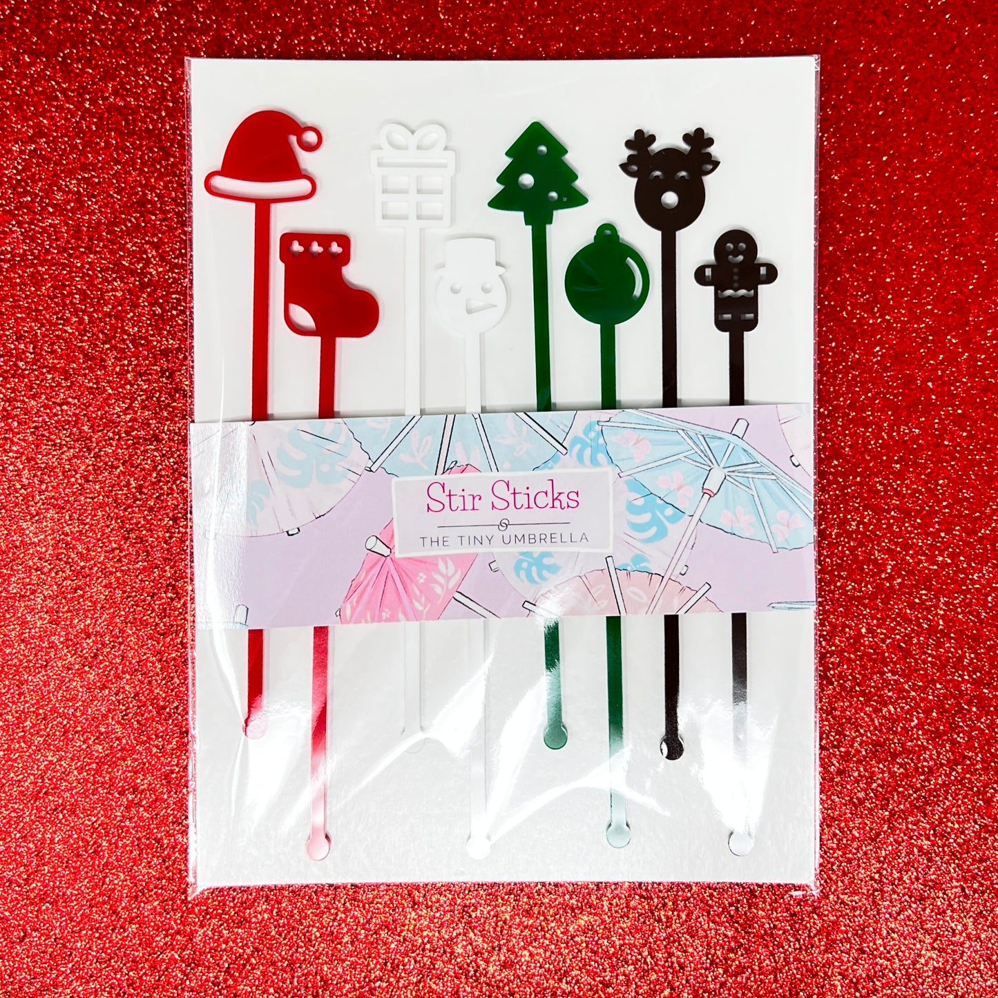 Christmas Stir Stick Set of 8