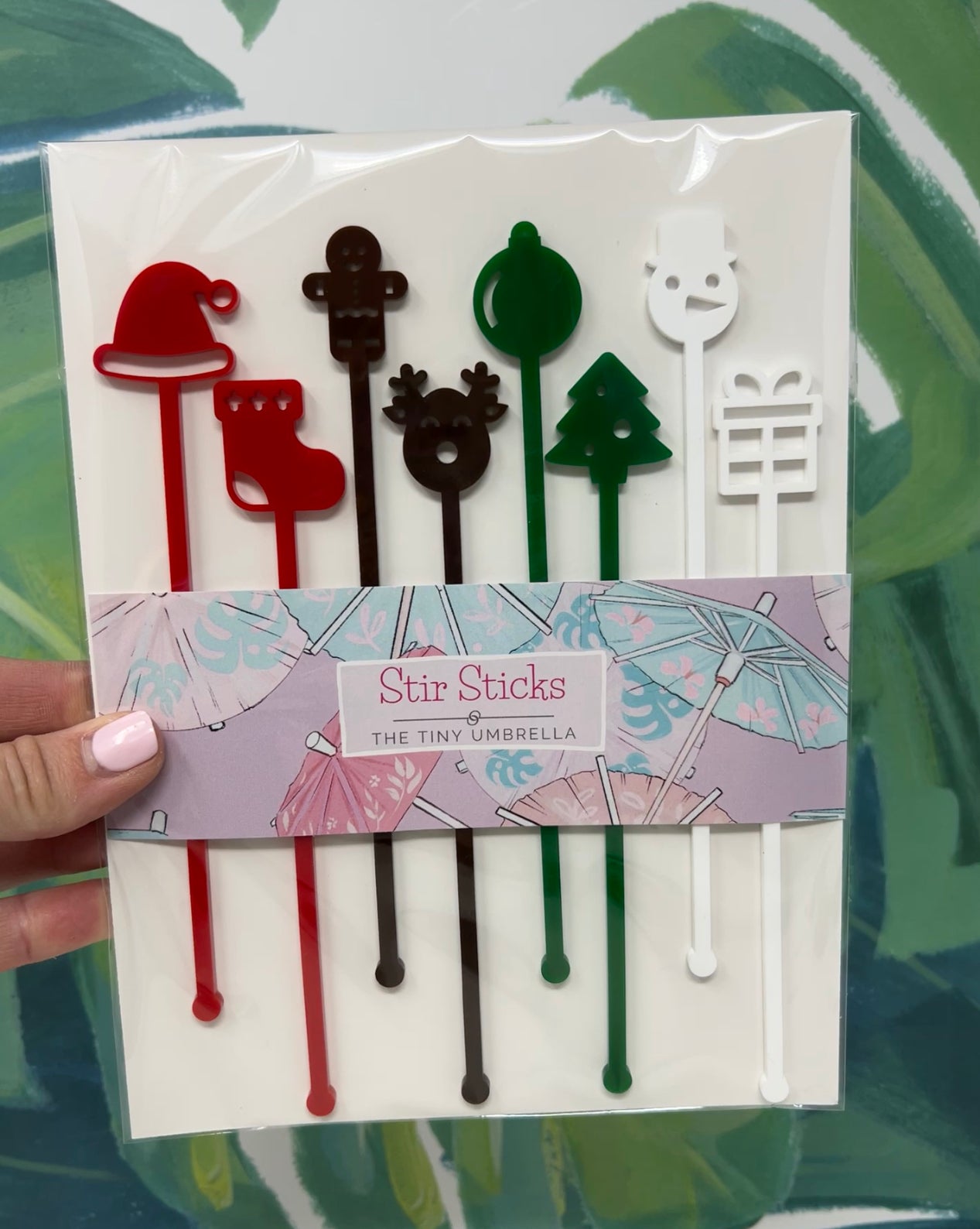 Christmas Stir Stick Set of 8