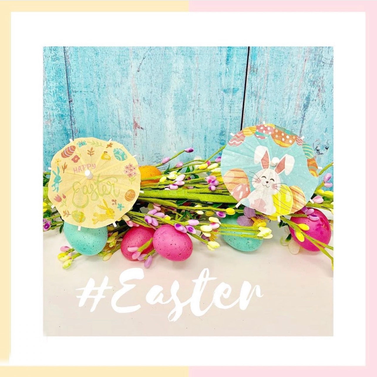 Easter Bunny Cocktail Umbrella