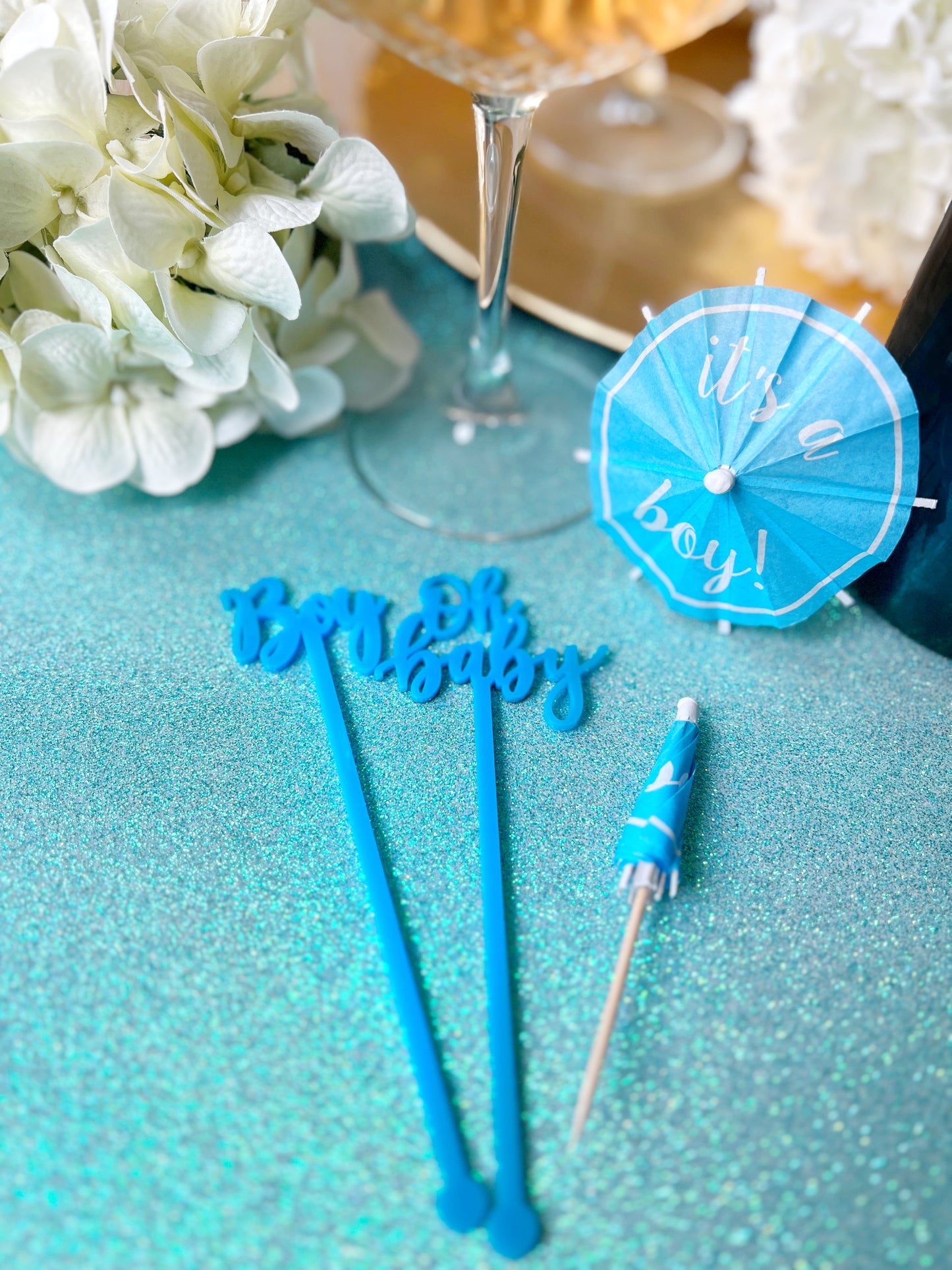 Boy Stir Stick Set of 4