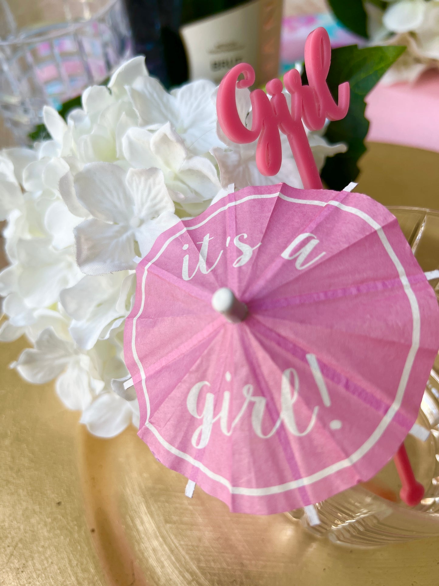 Girl Stir Stick Set of 4