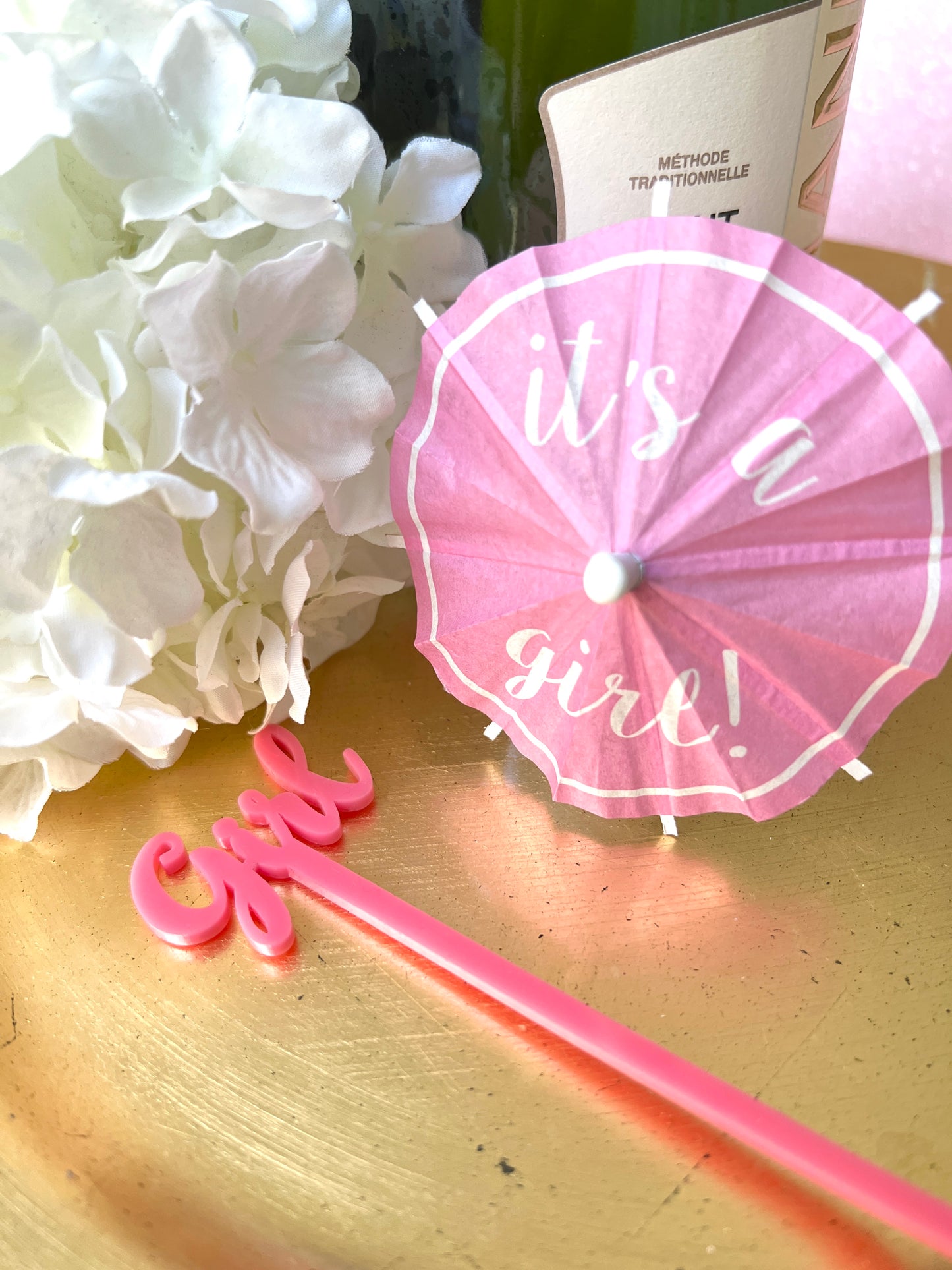 Girl Stir Stick Set of 4