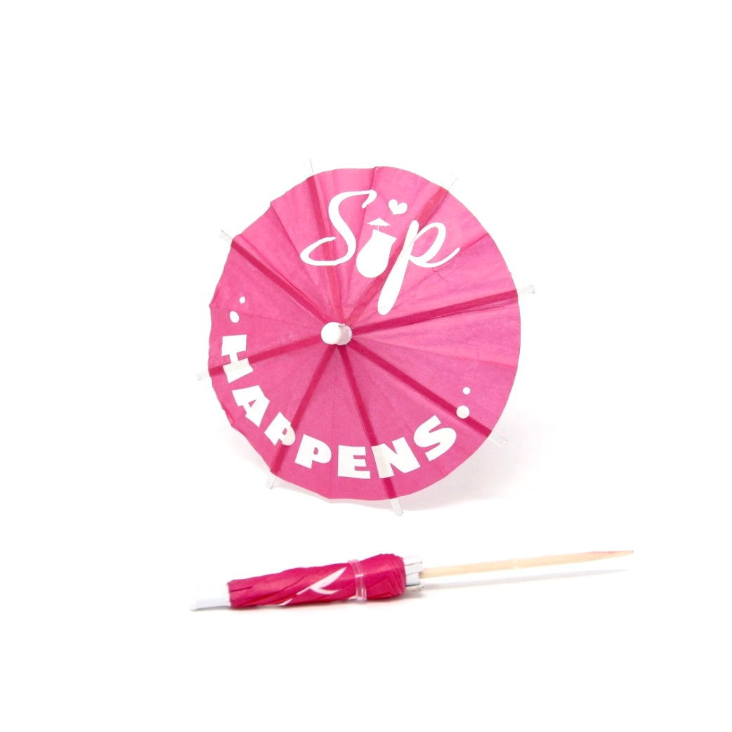 Sip Happens Cocktail Umbrella