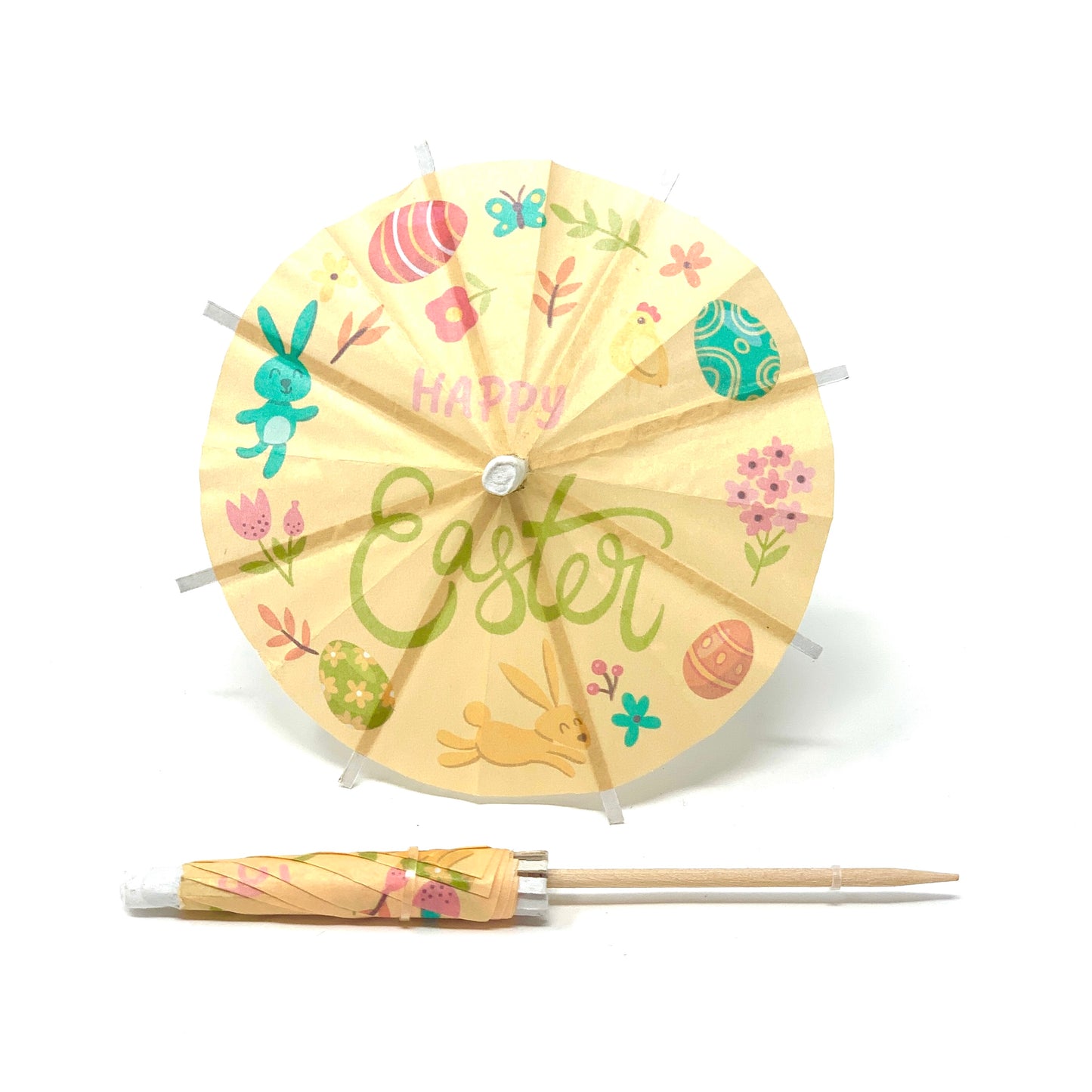 Happy Easter Cocktail Umbrella