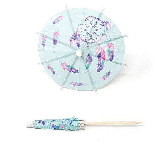 Boho Dreamcatcher Cocktail Umbrella