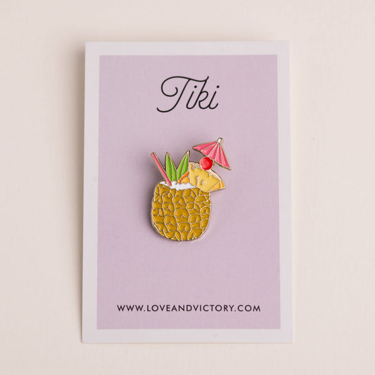 Tiki Cocktail PIn