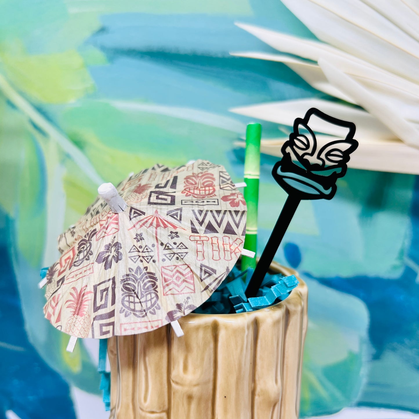 Tiki Bar Stir Stick set of 4