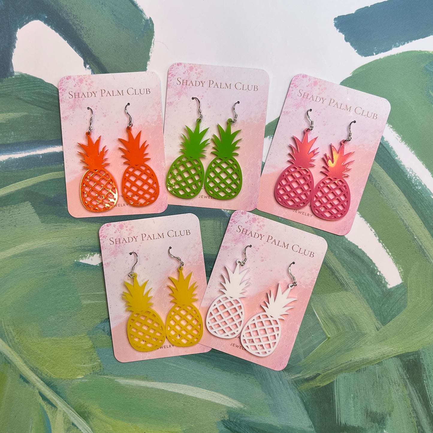 Pineapple Dangle Earring