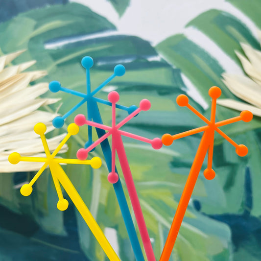 Starburst Stir Stick set of 4