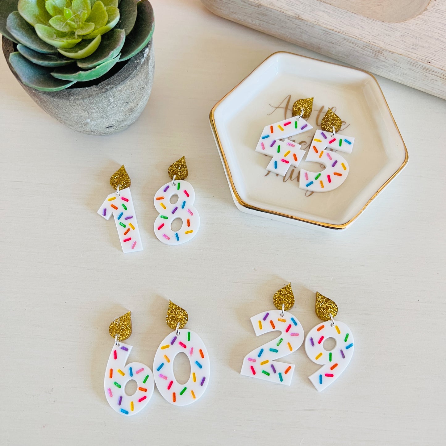 Birthday Candle Earring