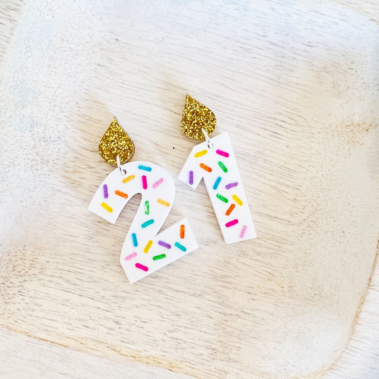 Birthday Candle Earring