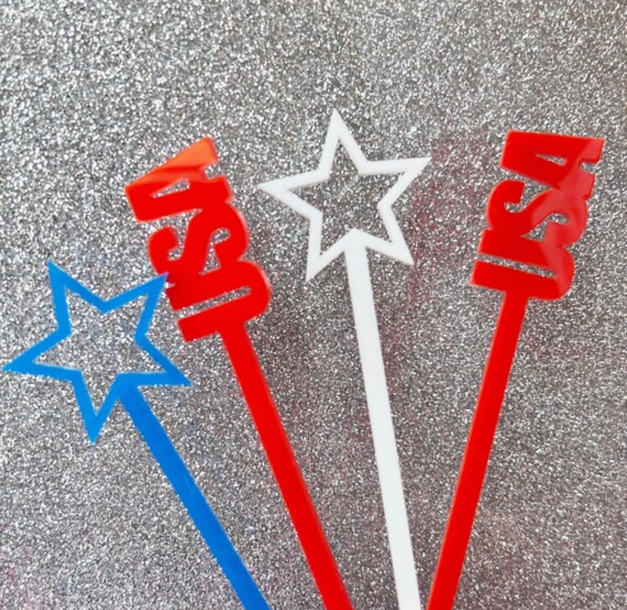 USA Stir Stick set of 4