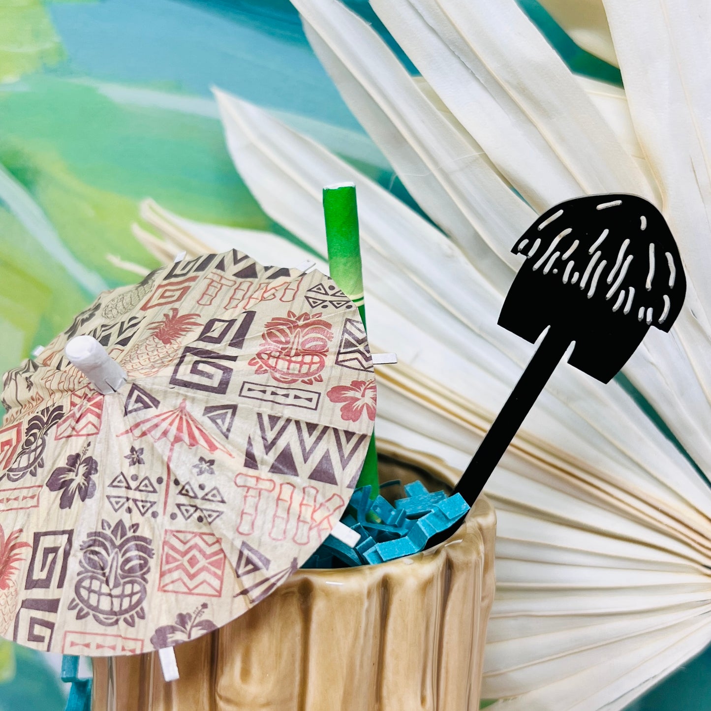Tiki Bar Stir Stick set of 4