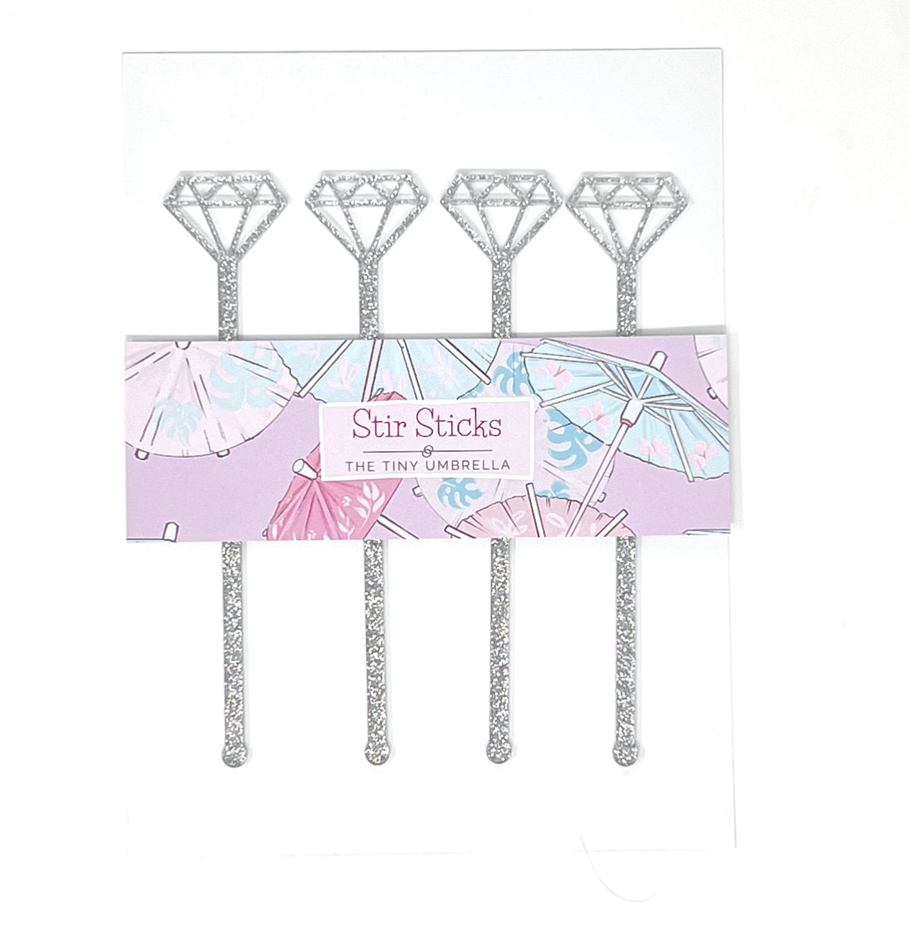 Diamond Stir Stick Set of 4