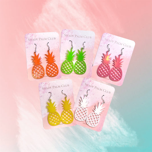 Pineapple Dangle Earring
