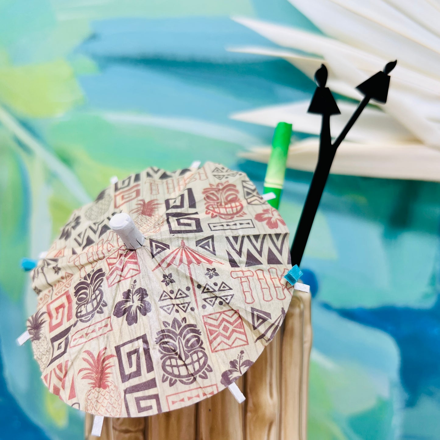 Tiki Bar Stir Stick set of 4