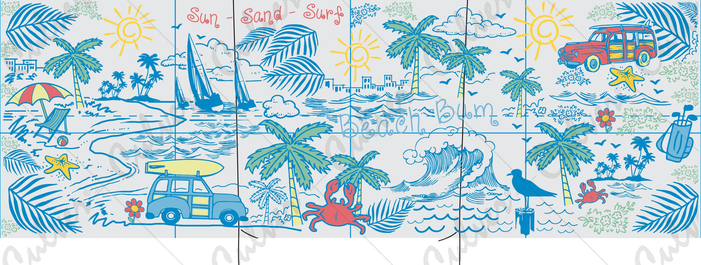 Beach Toile DOF – Set of 2