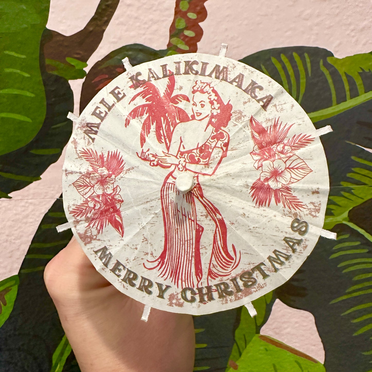 Mele Kalikimaka Christmas Umbrella