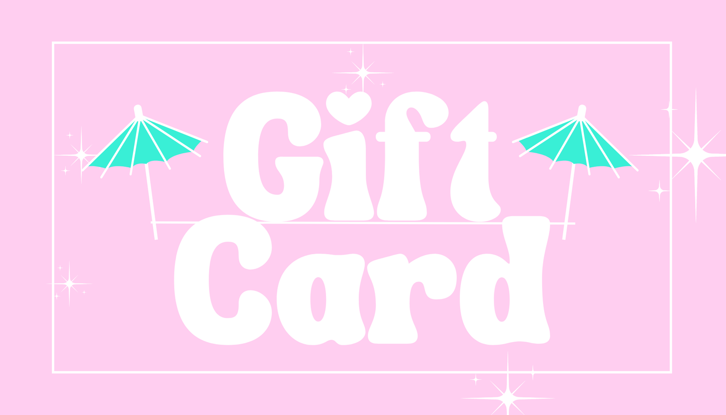 Tiny Umbrella Gift Card