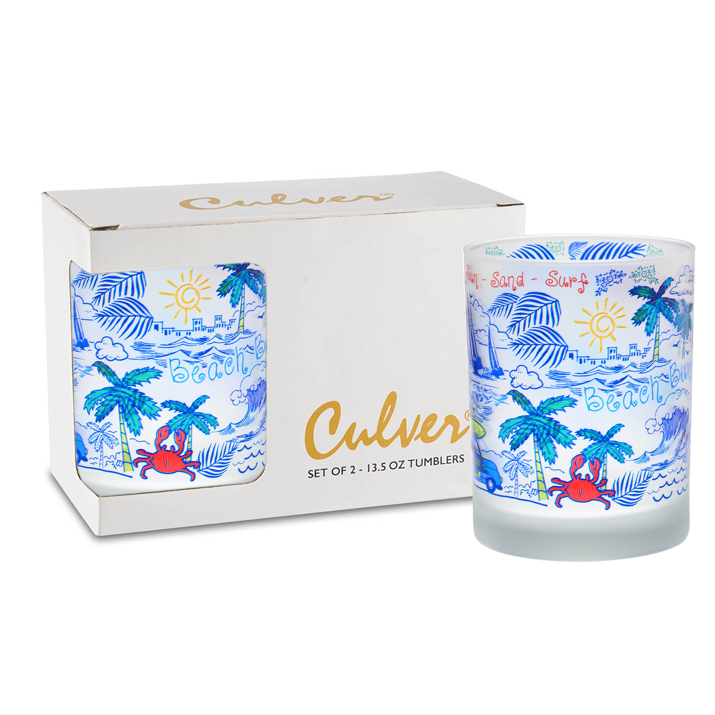 Beach Toile DOF – Set of 2