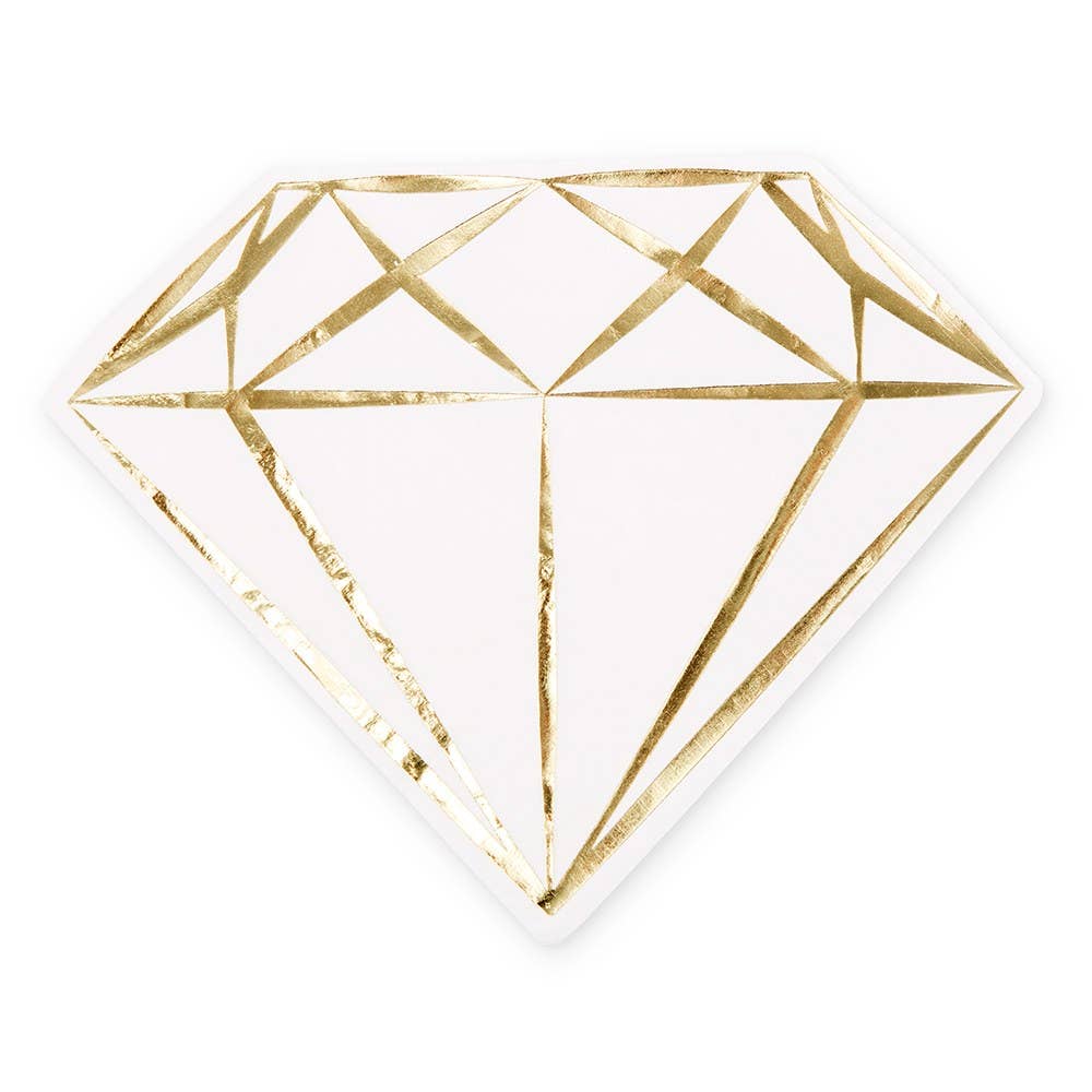 Cute Special Occasion Paper Party Napkin - Diamond