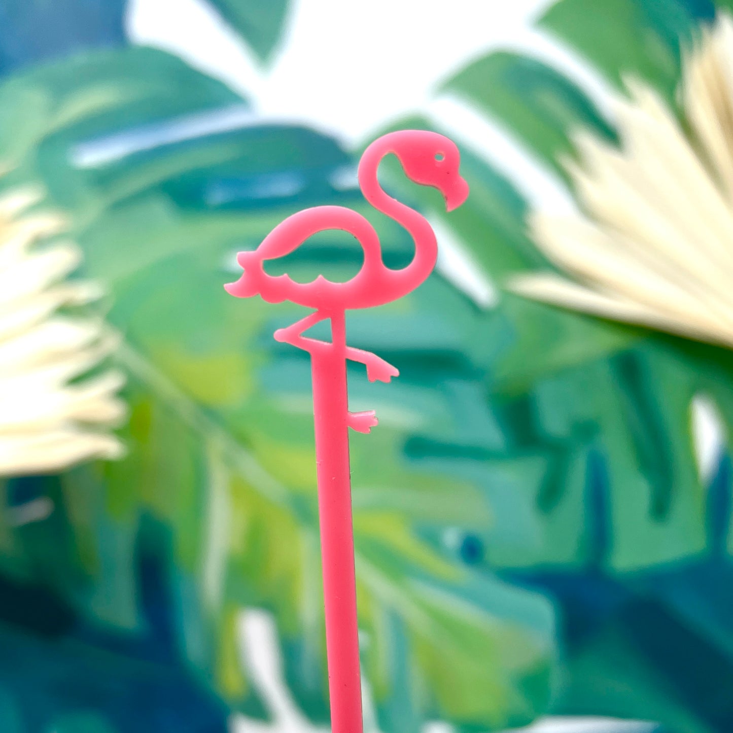 Flamingo Stir Stick Set of 4