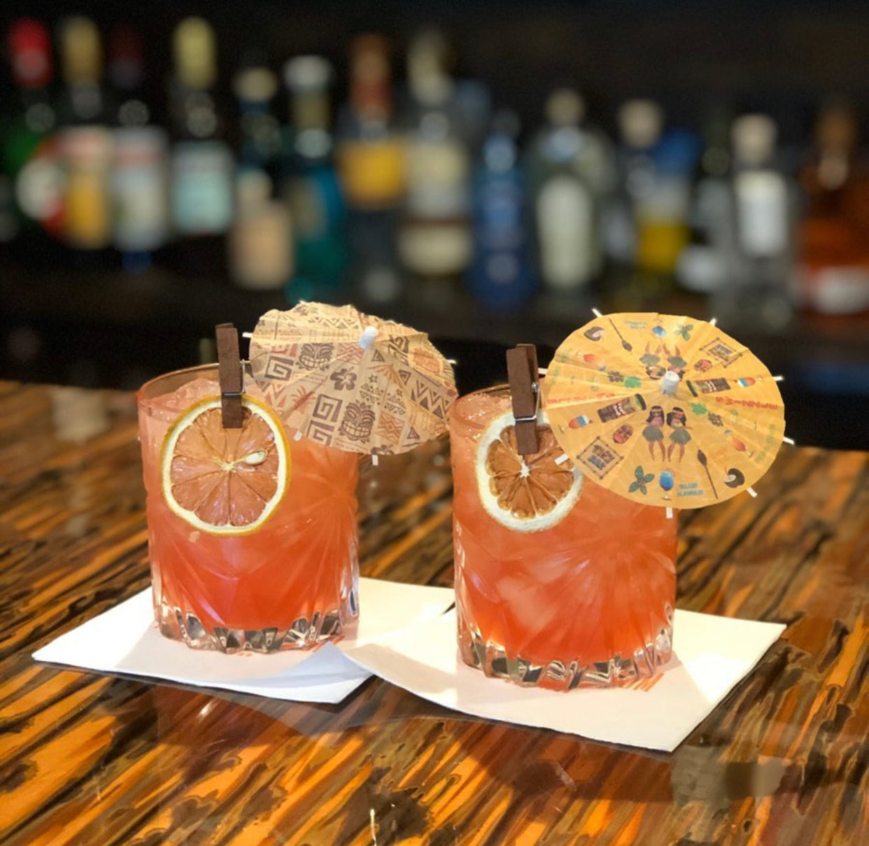 Tiki Bar Cocktail Umbrella - The Tiny Umbrella