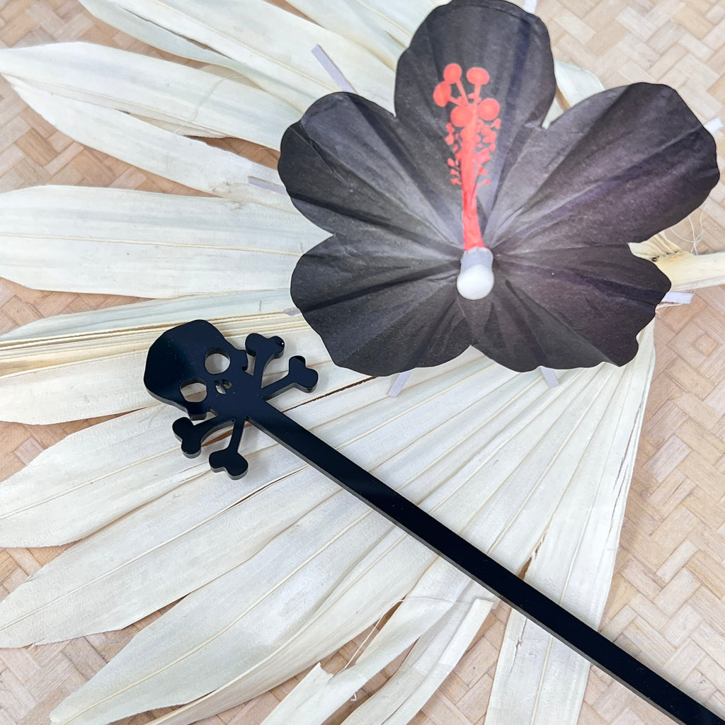 Pirate Skull  Stir Stick