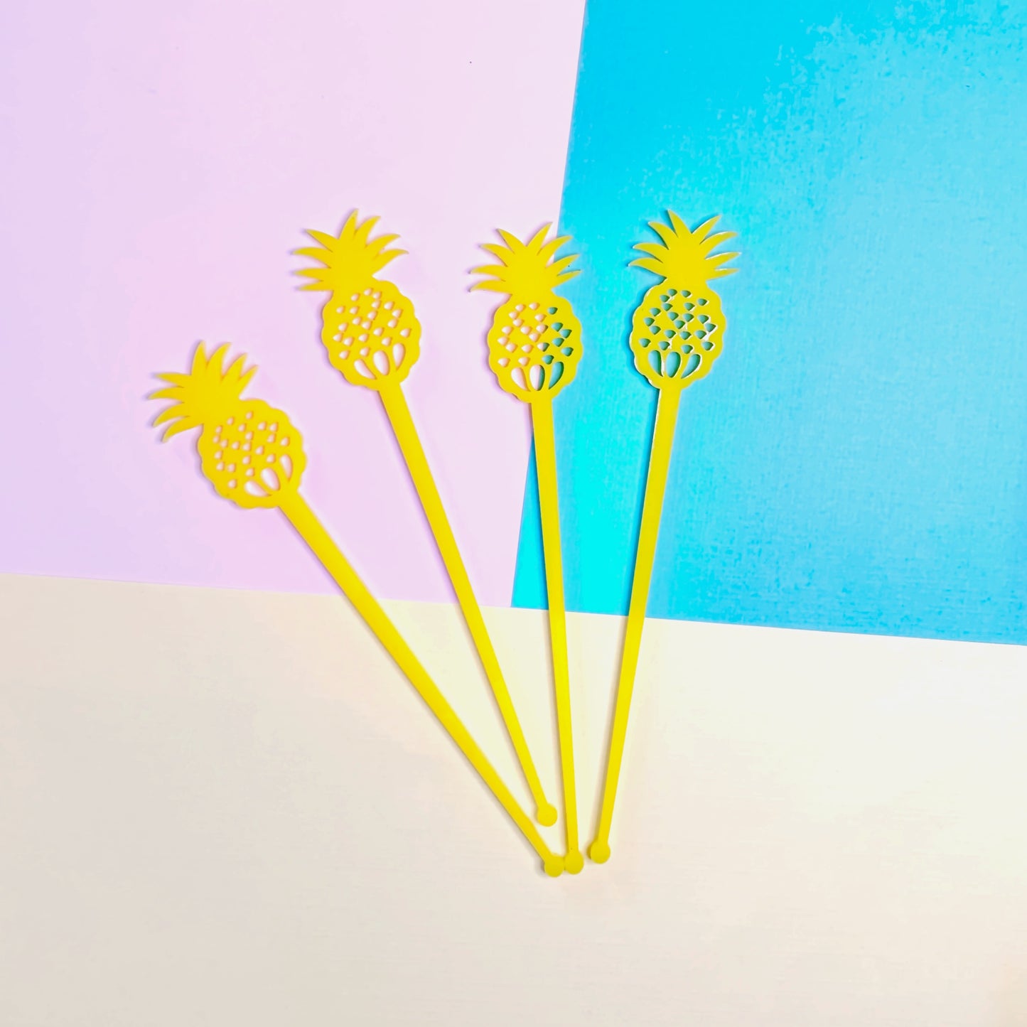 Pineapple Stir Stick Set of 4