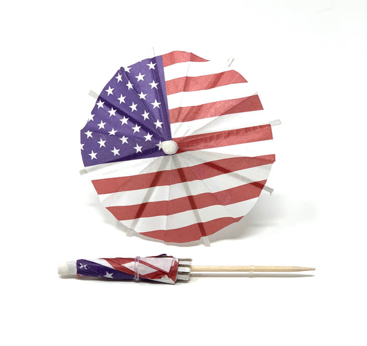American Flag Cocktail Umbrella - The Tiny Umbrella